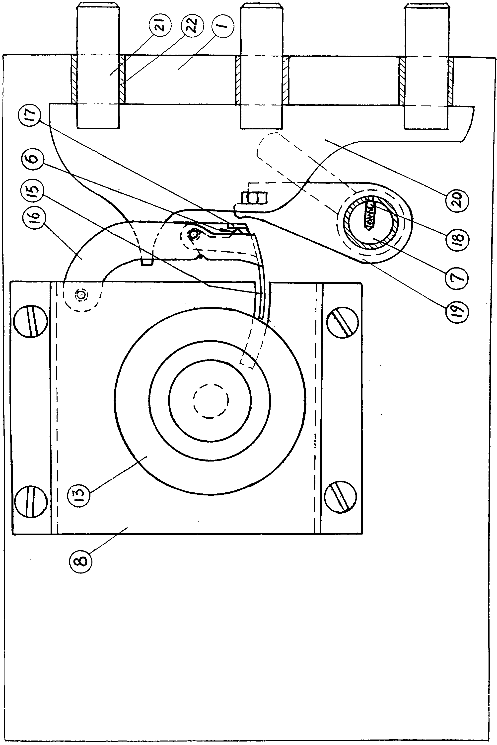 Mechanical combination lock capable of eliminating three technical unlocking hidden troubles for safety box