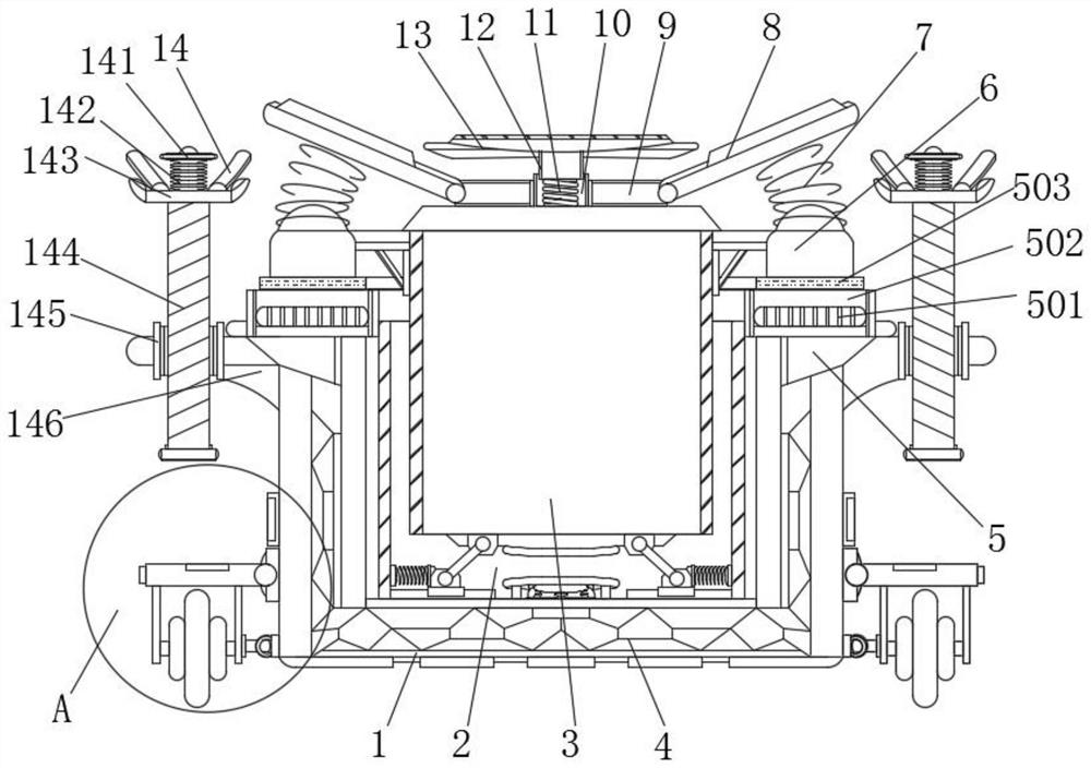 Building construction supporting device with damping function