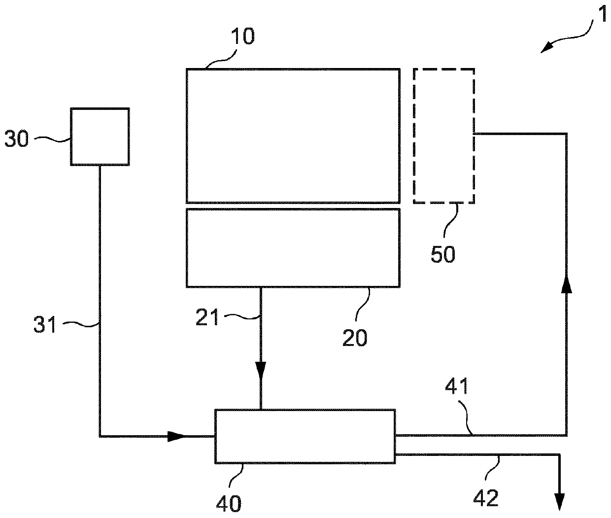 Device and method for determining pollution status of particle filter in air-cleaning device