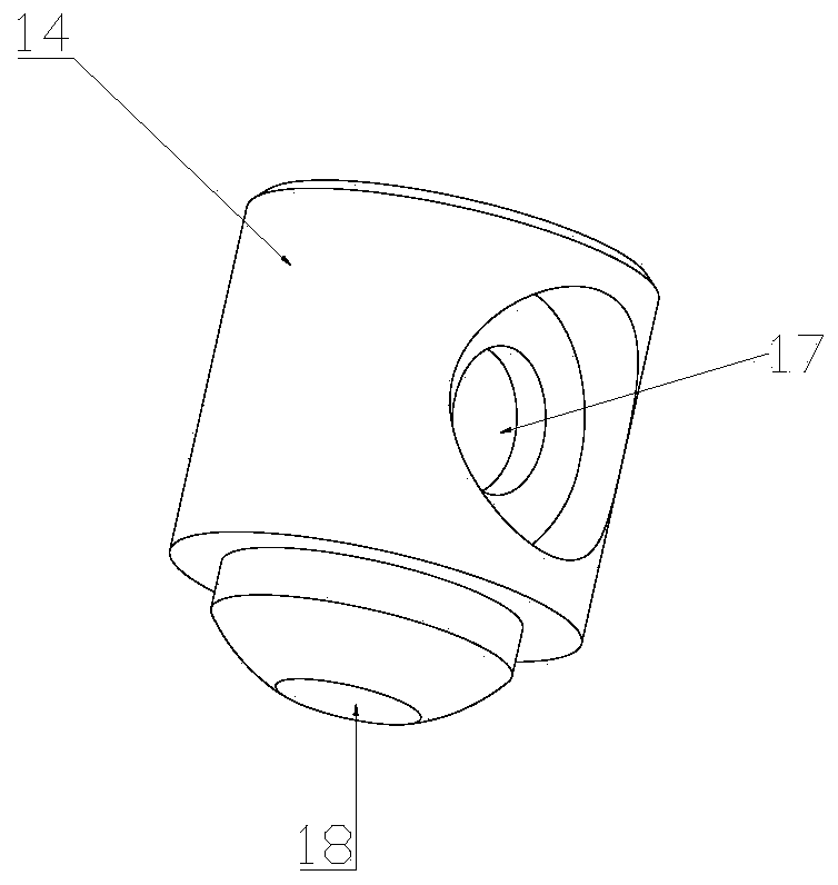 Device free of material leaking during mold opening and closing