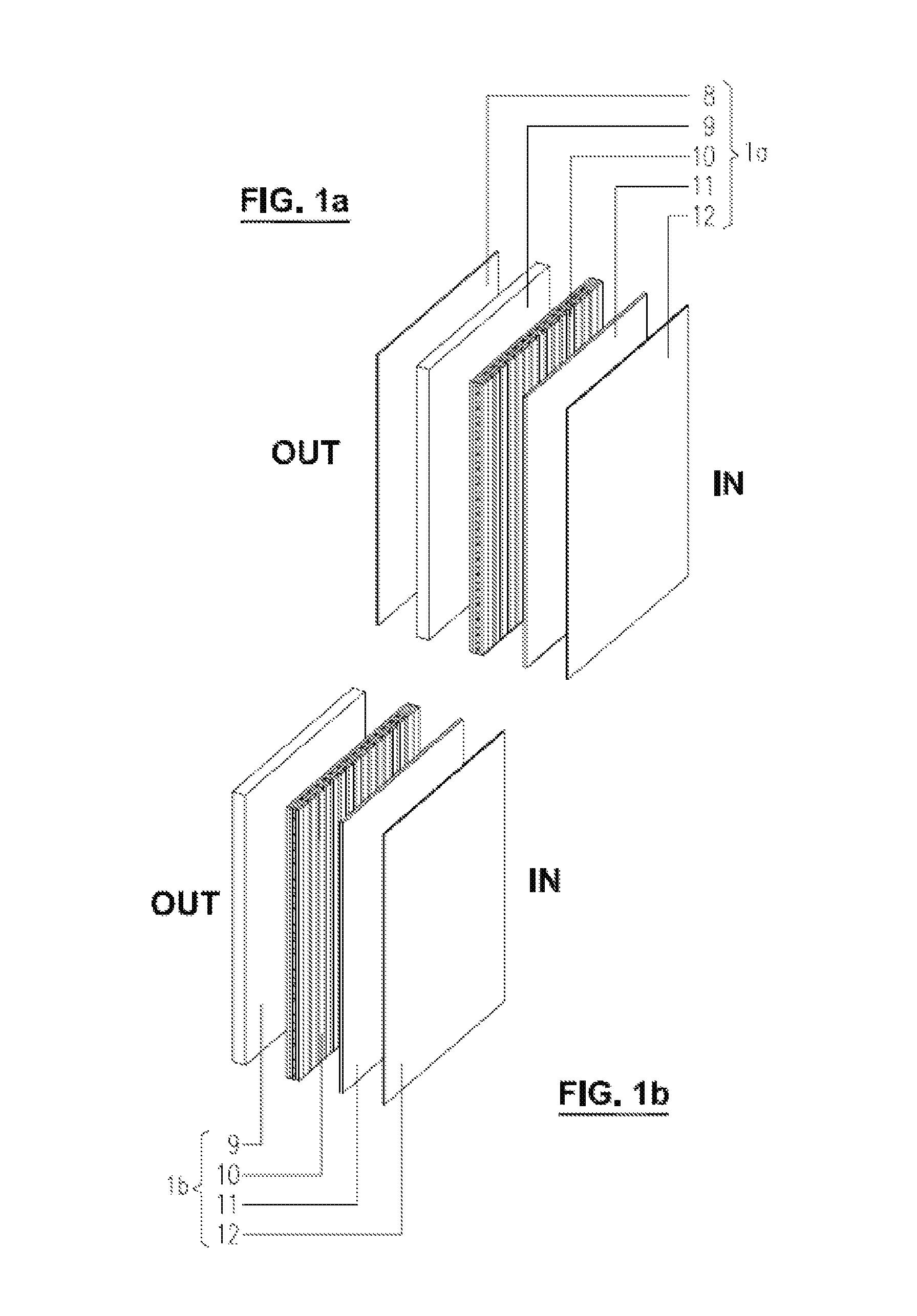 Wall for separating the inside of a building from the outside