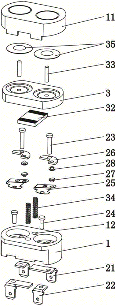 Multifunctional ceramic dual temperature controller and electric heating container using same