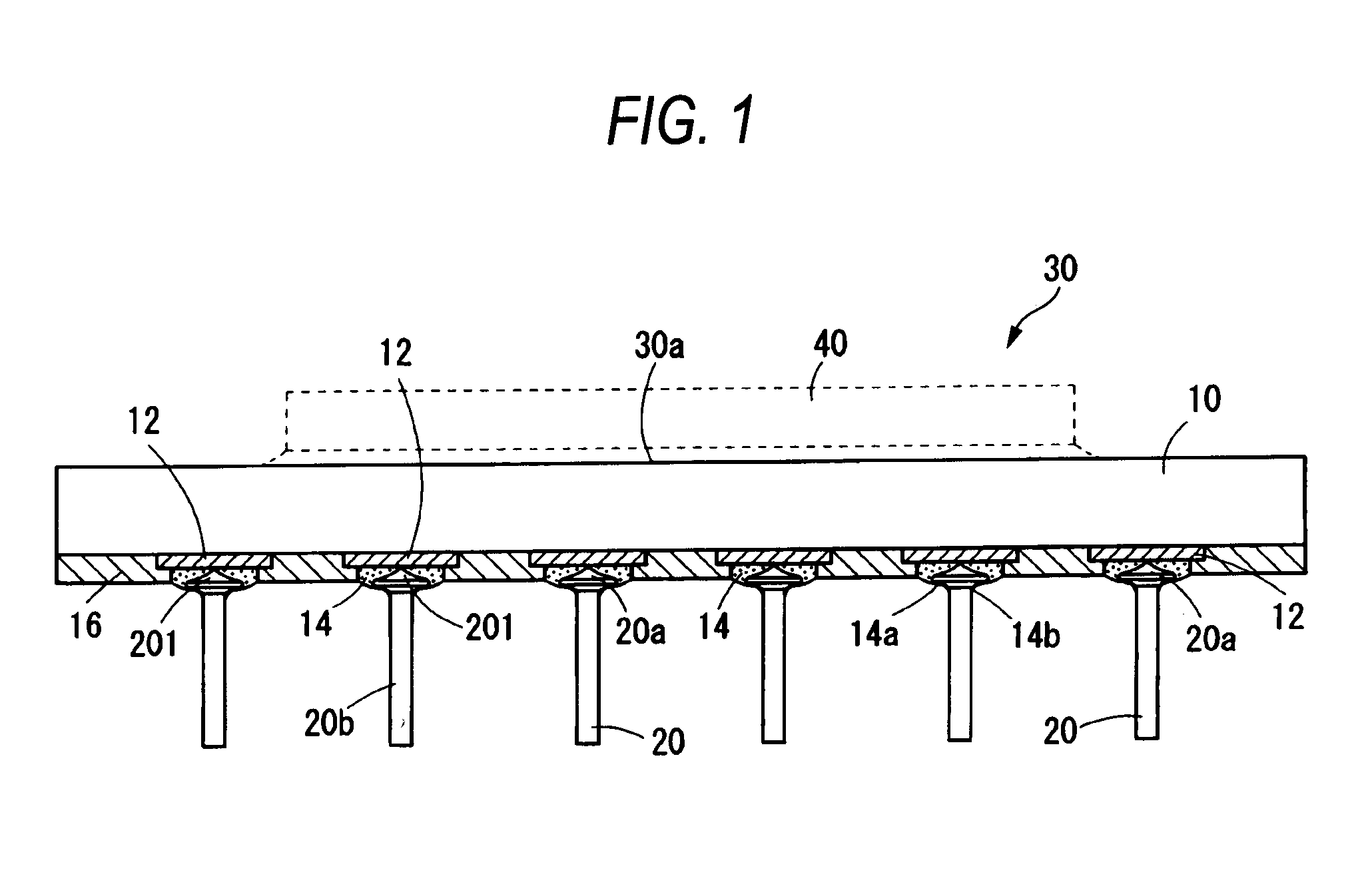 Wiring substrate with lead pin and lead pin