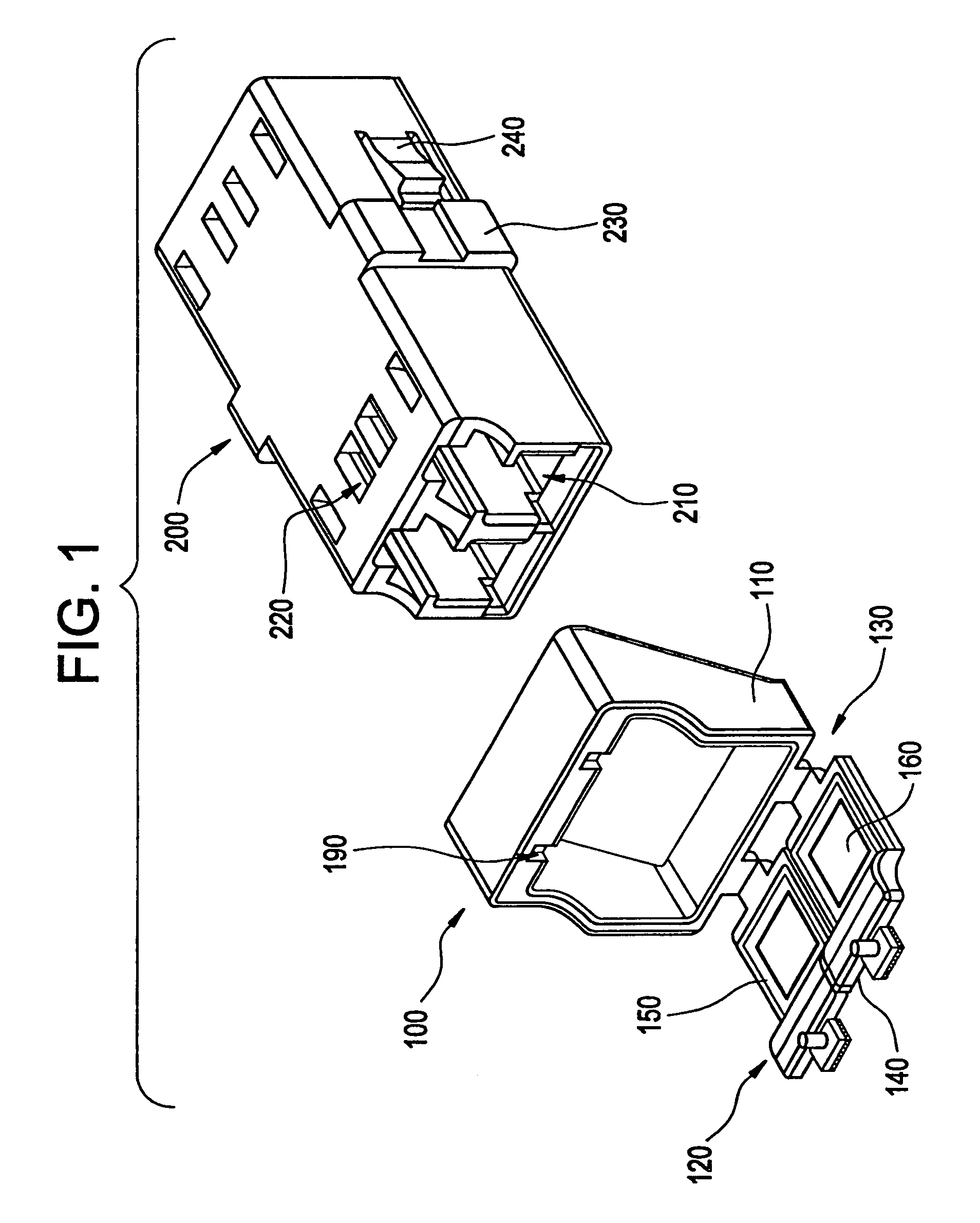 Dust shutter for an optical adapter