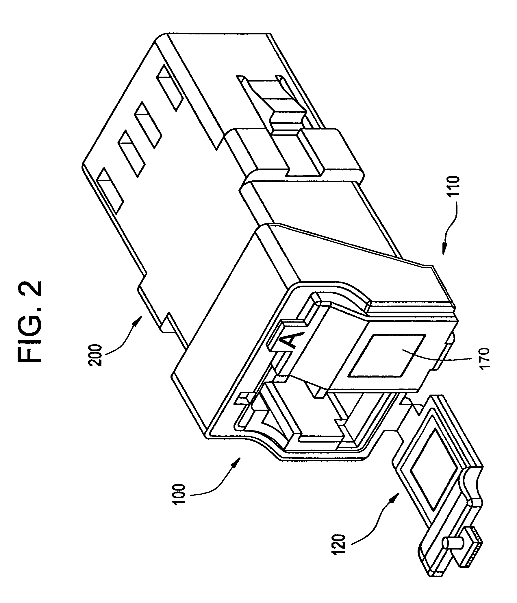 Dust shutter for an optical adapter