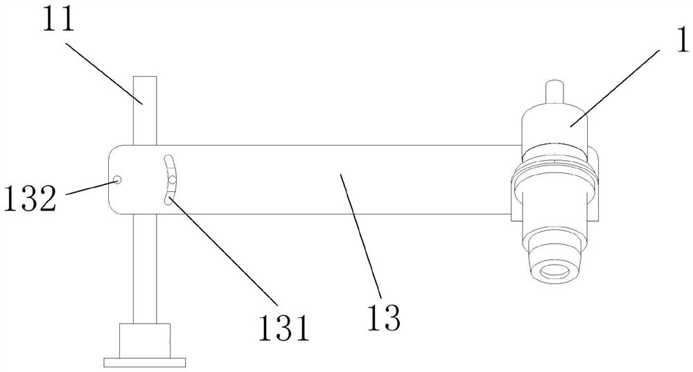 Method and equipment for measuring device internal surface temperature