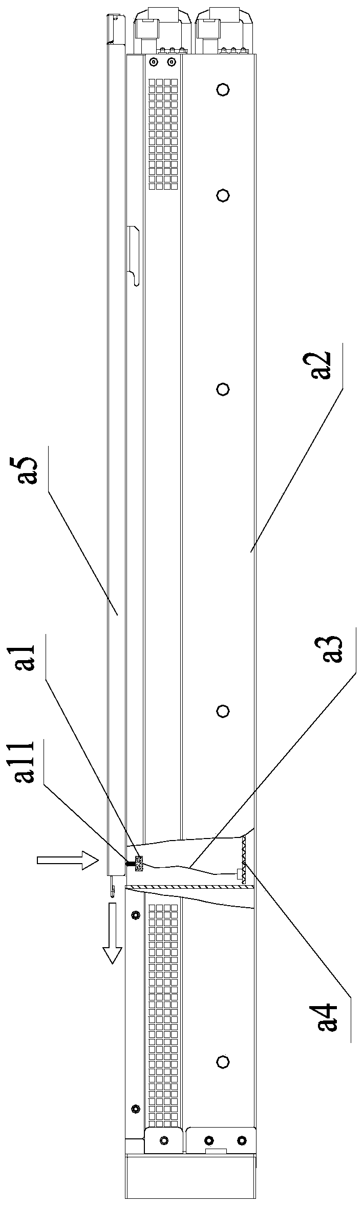 Server box opening/closing alarm device, system and method