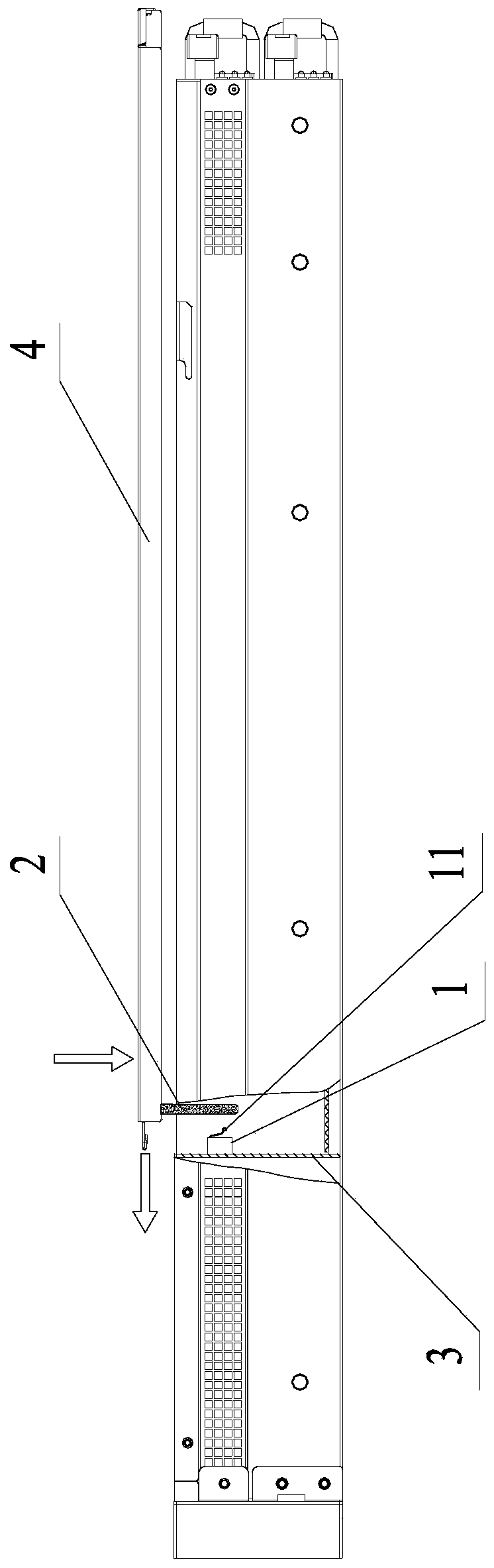 Server box opening/closing alarm device, system and method