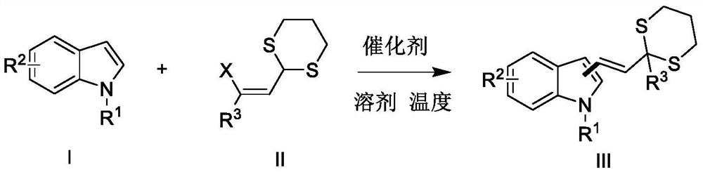 Synthetic method of alkenyl indole derivative