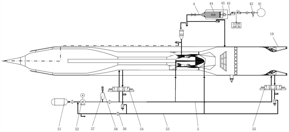 Metal powder fuel air-water cross-medium engine and control method thereof