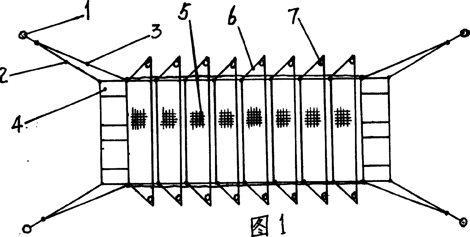 Floating rack for culturing laver