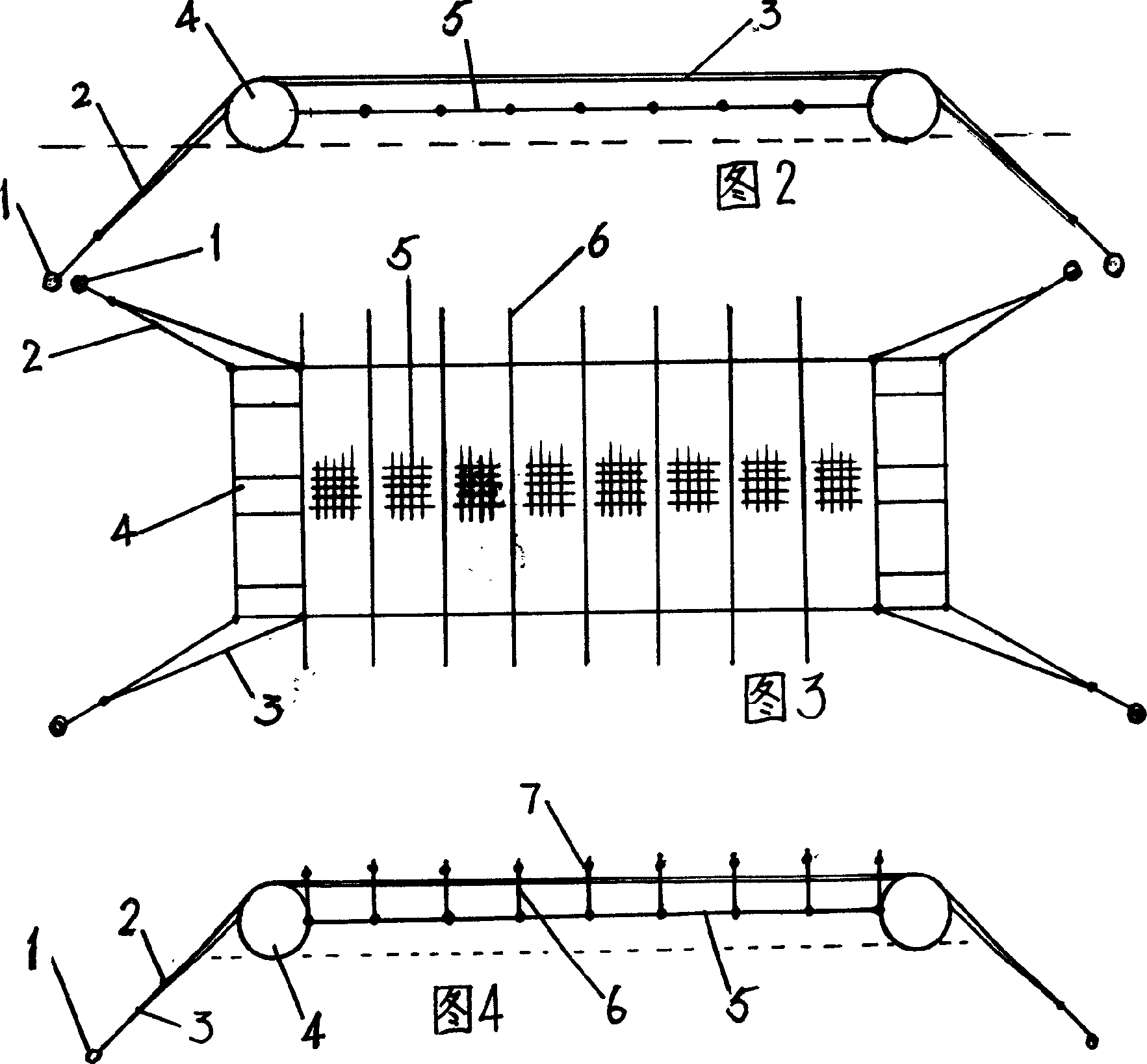 Floating rack for culturing laver