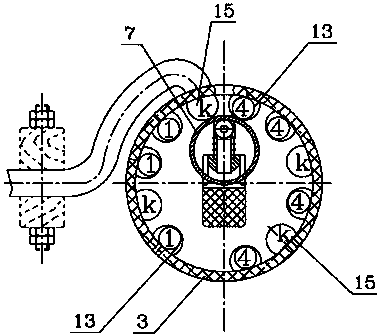 A positive and negative voltage regulating seven-speed non-excitation tap-changer