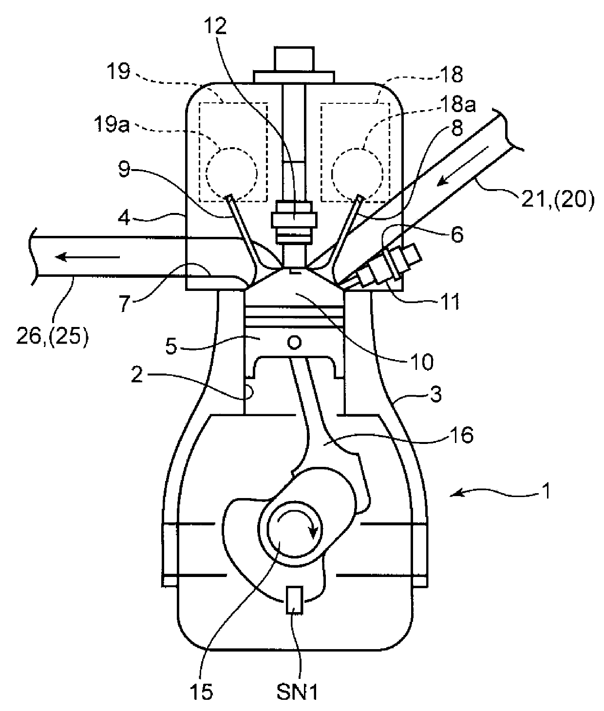 Variable cylinder engine