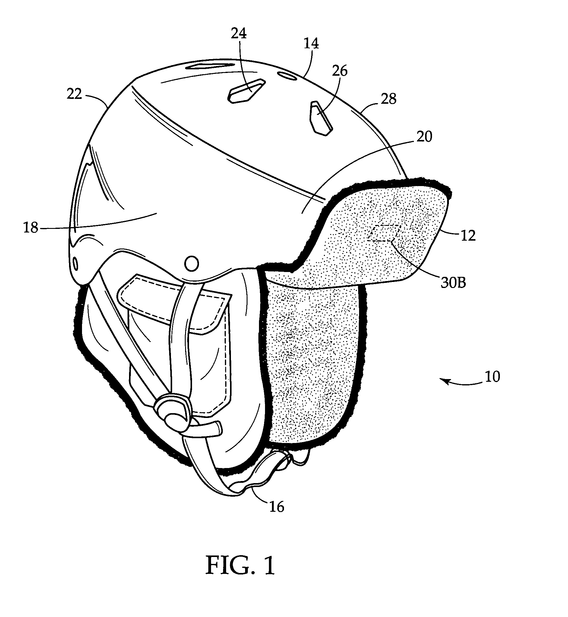 Removable hunter knit liner for use with a protective helmet