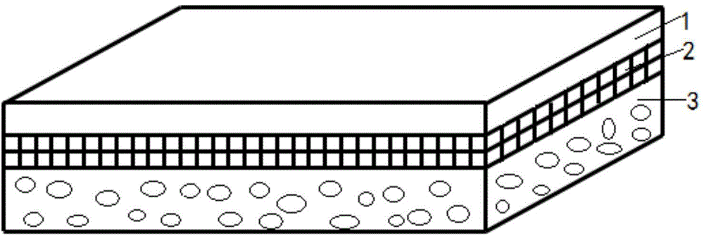 Metal-fiber foamed aluminum composite layer plate and preparation method thereof