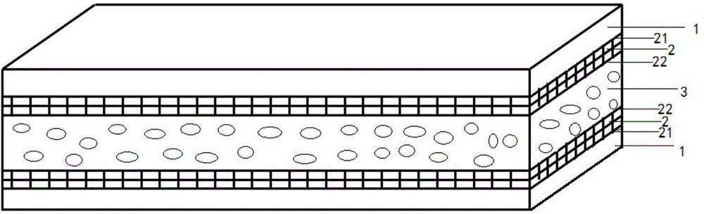 Metal-fiber foamed aluminum composite layer plate and preparation method thereof