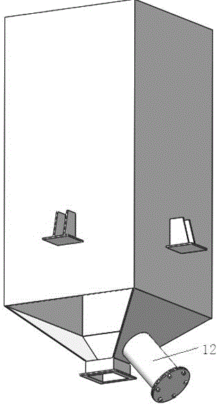 Method and device for measuring acting force of solid particles on silo