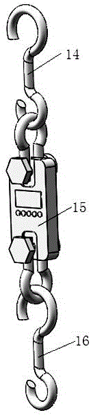 Method and device for measuring acting force of solid particles on silo