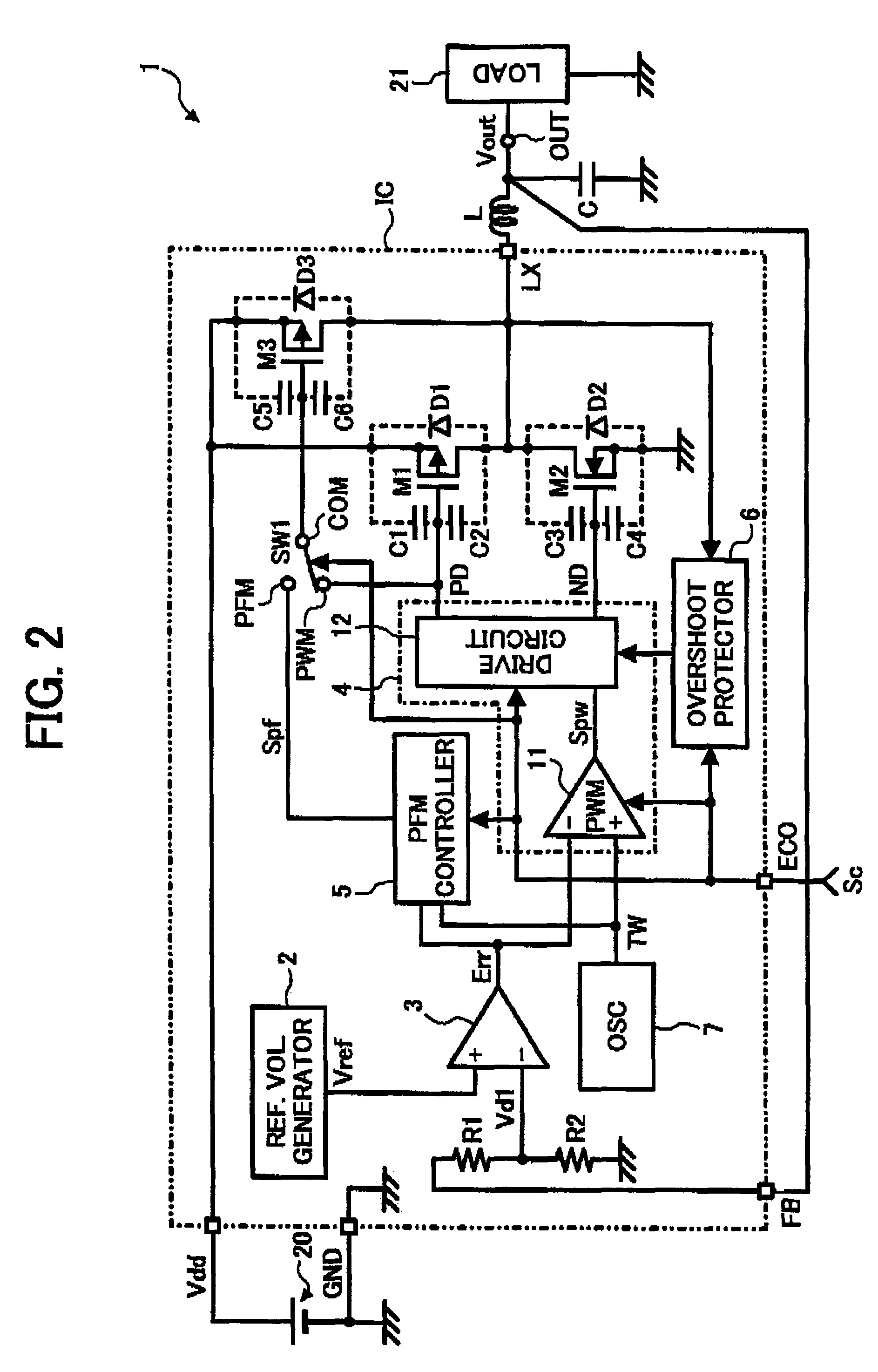 Method and apparatus for power supply controlling capable of effectively controlling switching operations