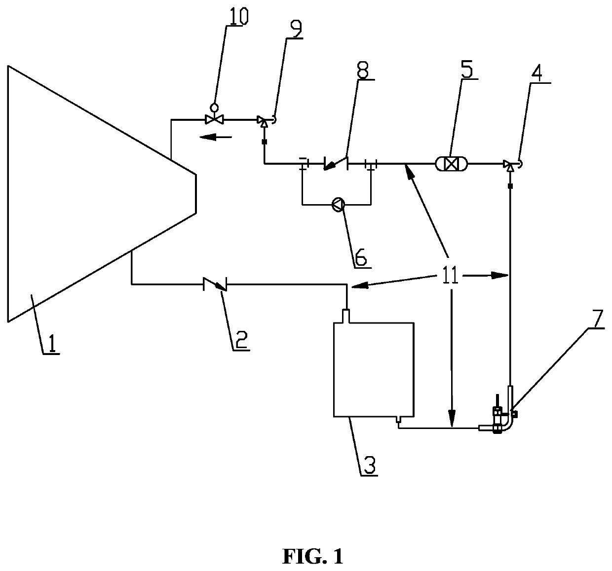 Oil flow switch and lubrication system with the same for a refrigeration system