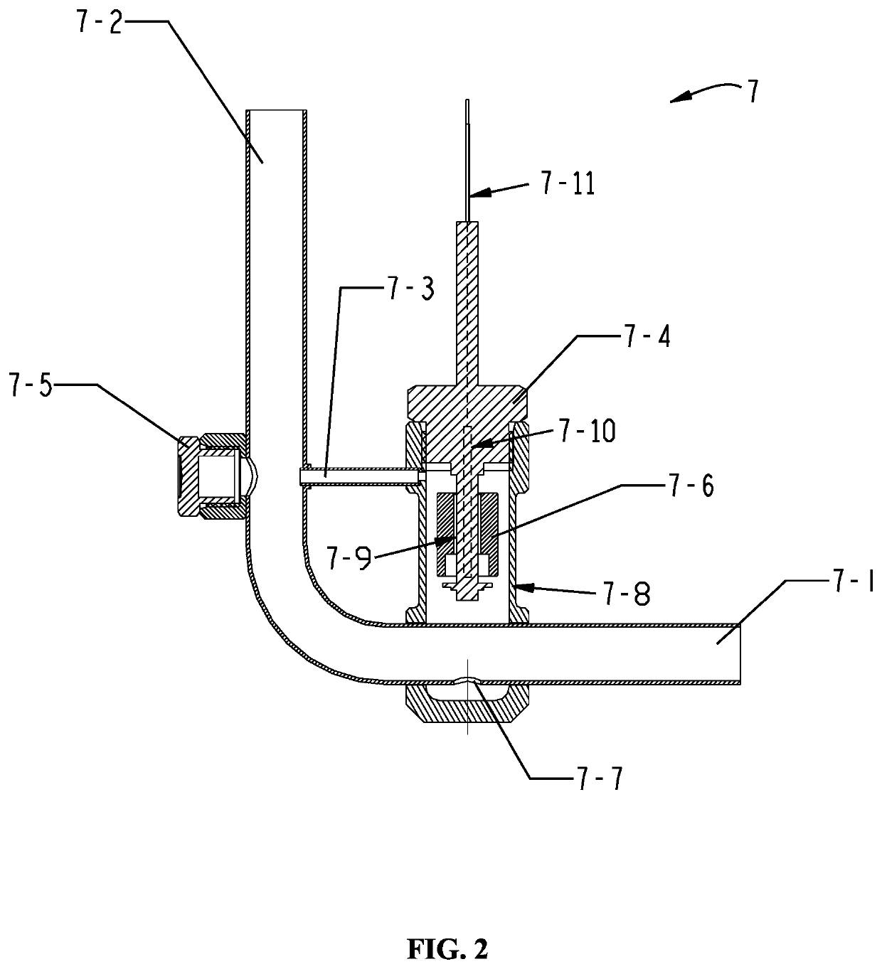 Oil flow switch and lubrication system with the same for a refrigeration system