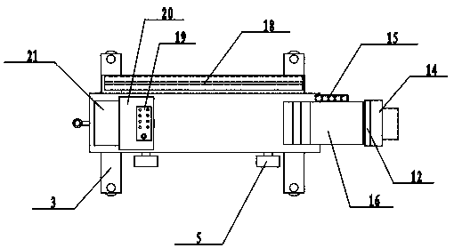 Universal fixing device special for multifunctional pile planting equipment