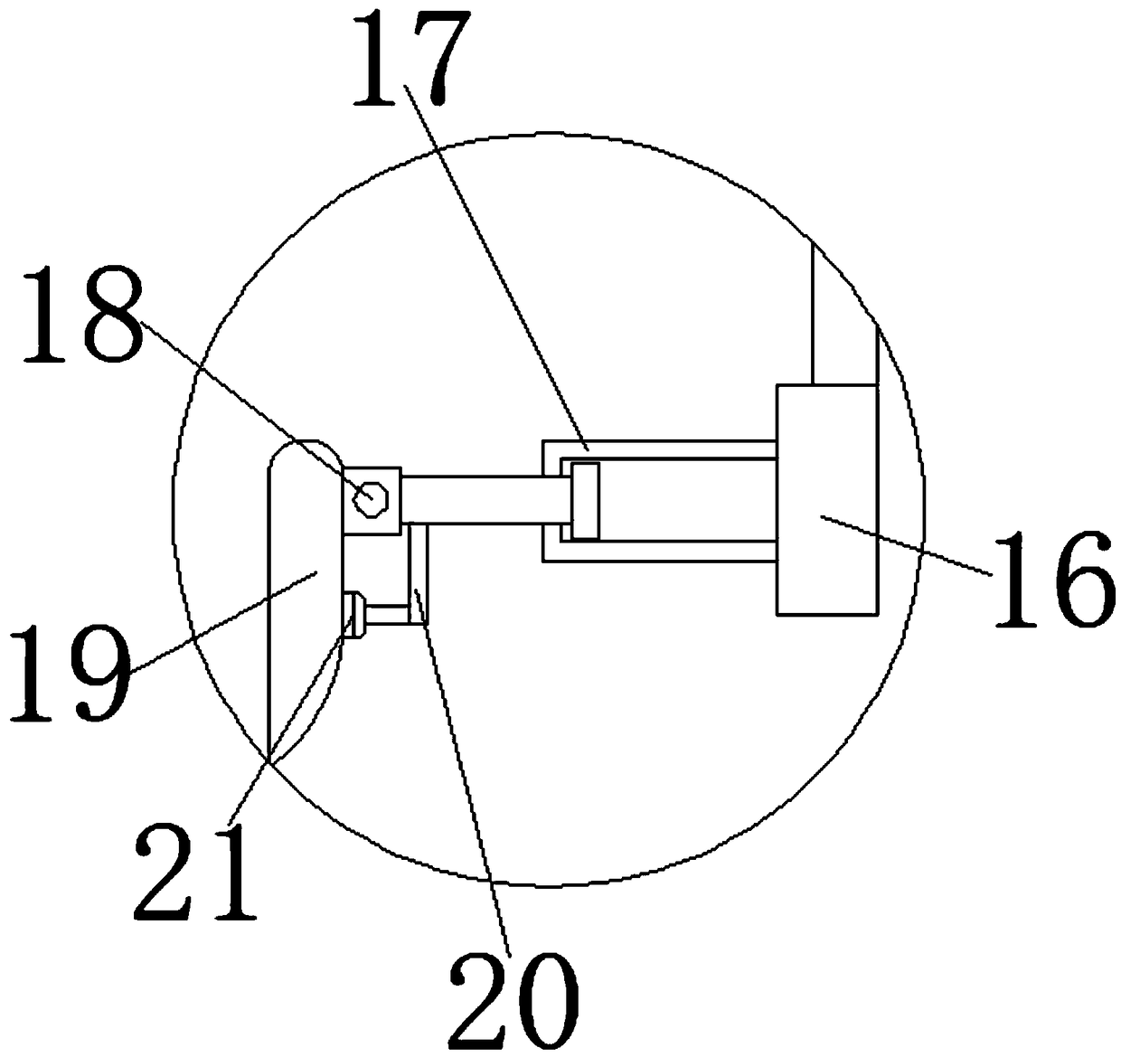 Efficient logistics sorting device