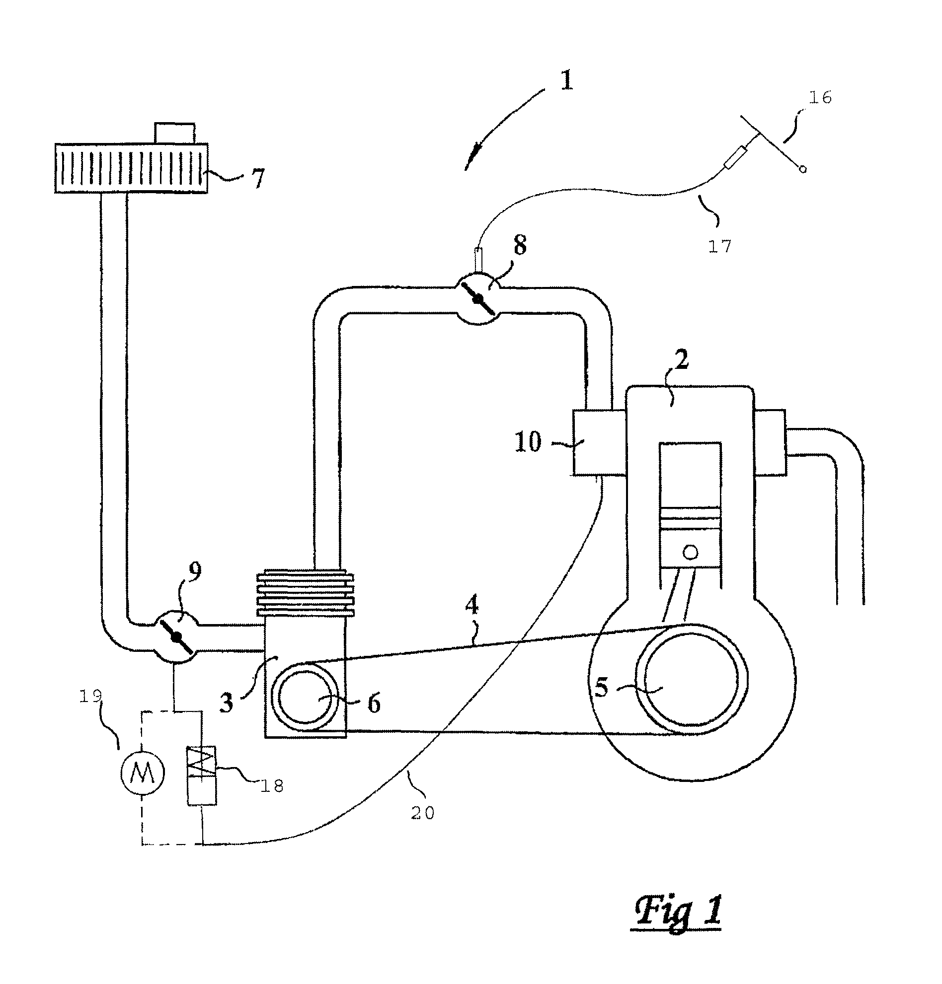 Combustion air supply arrangement