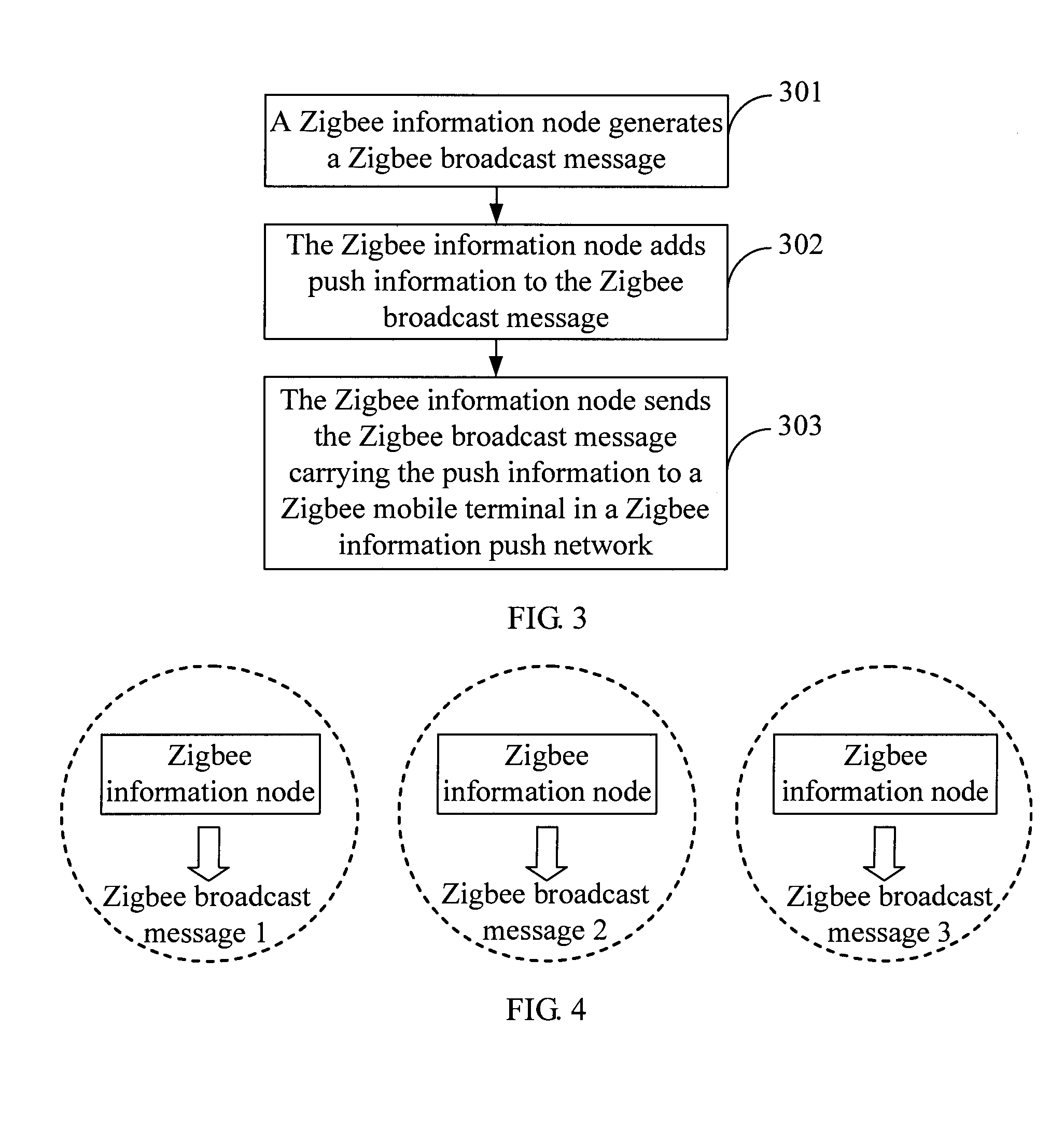 Method, apparatus and system for pushing information, and method and apparatus for obtaining information