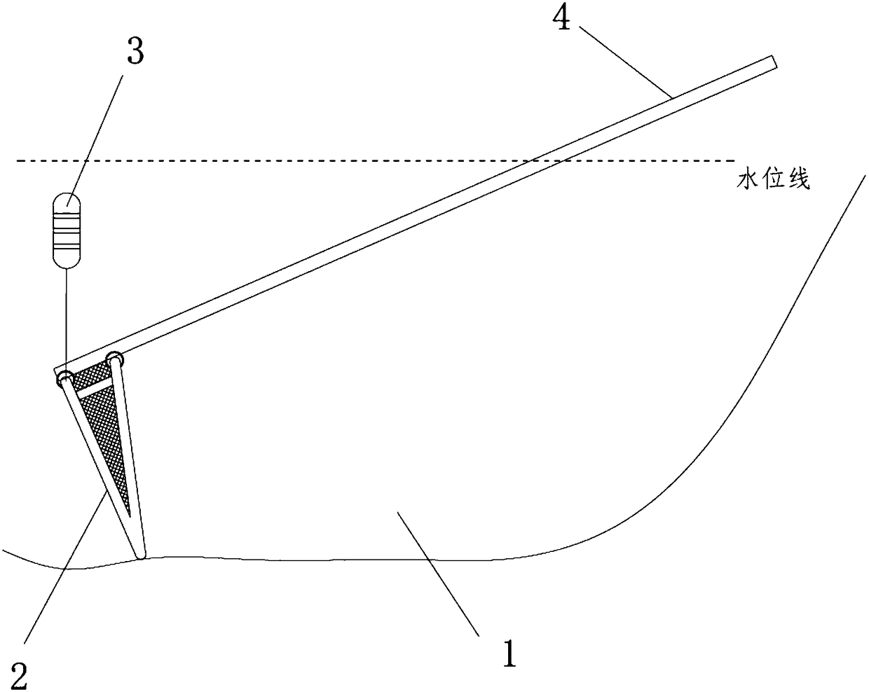 Efficient material checking technology for giant freshwater prawn pond culture