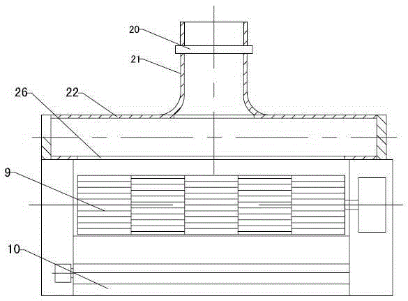 Cavity air duct solar air heat collection and air supply system