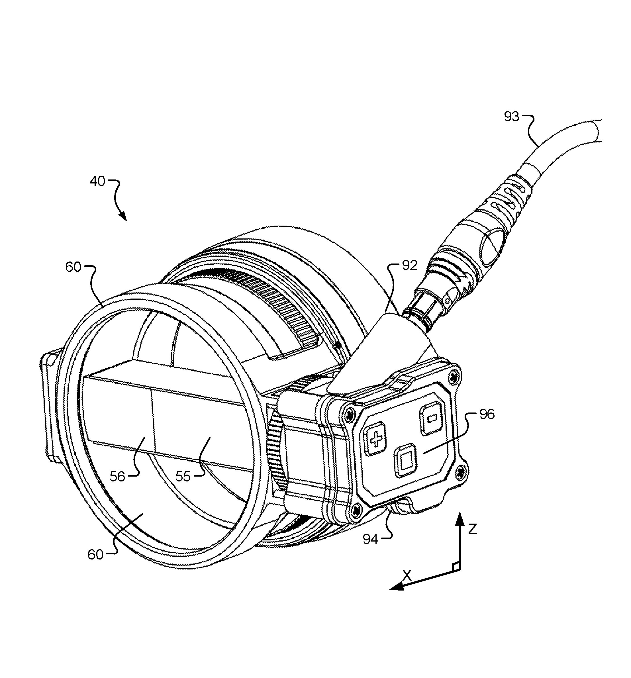 Rifle scope targeting display adapter