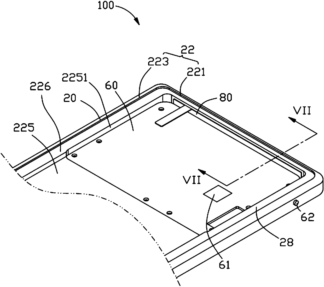 Light-guiding structure, housing and electronic device