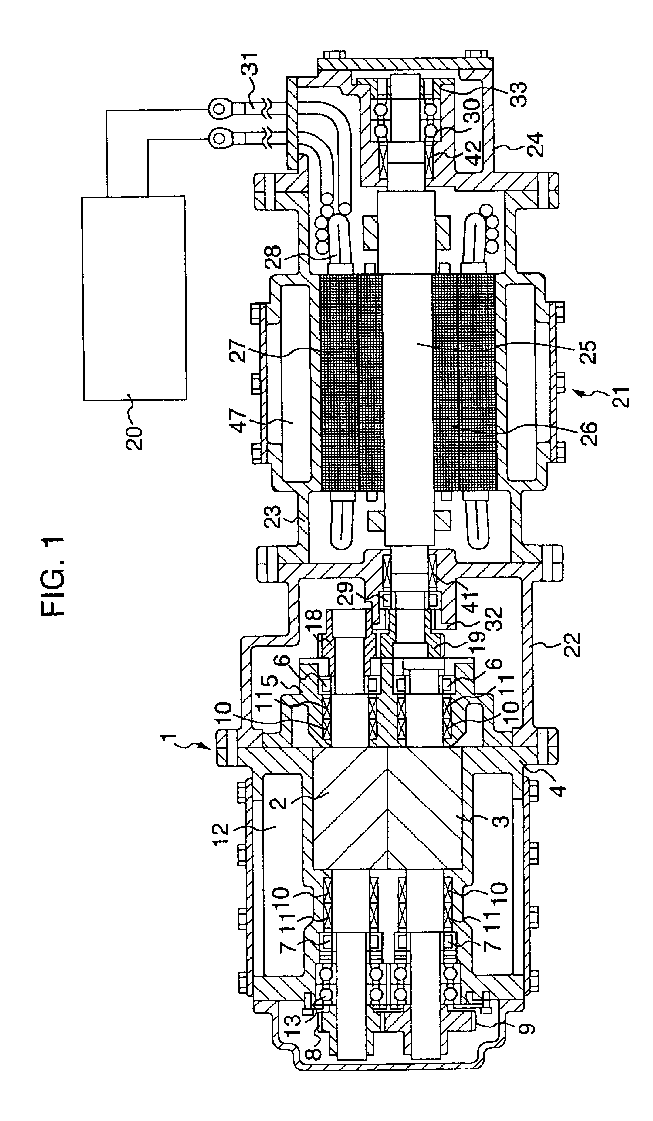 Oil free screw compressor