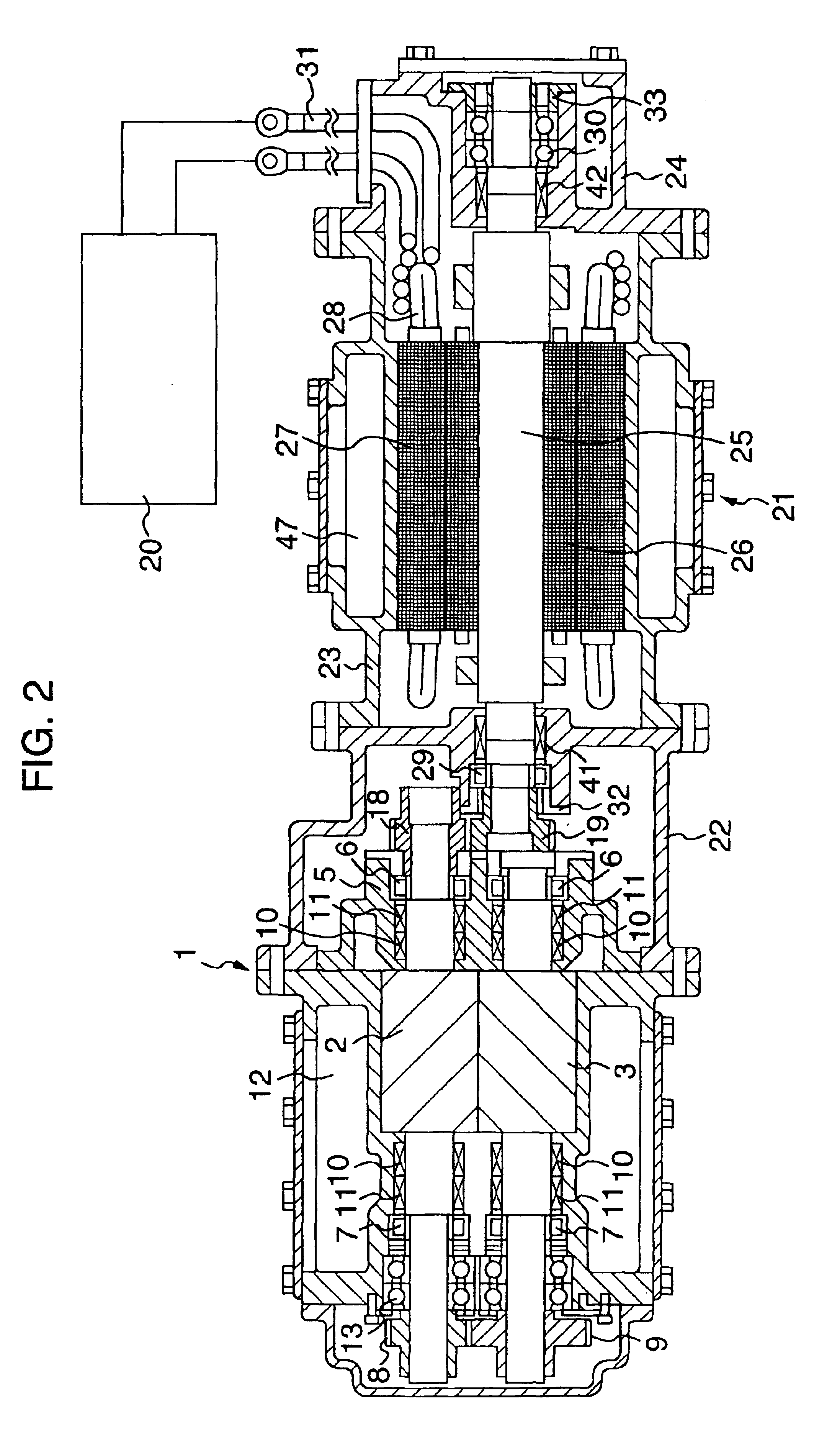 Oil free screw compressor