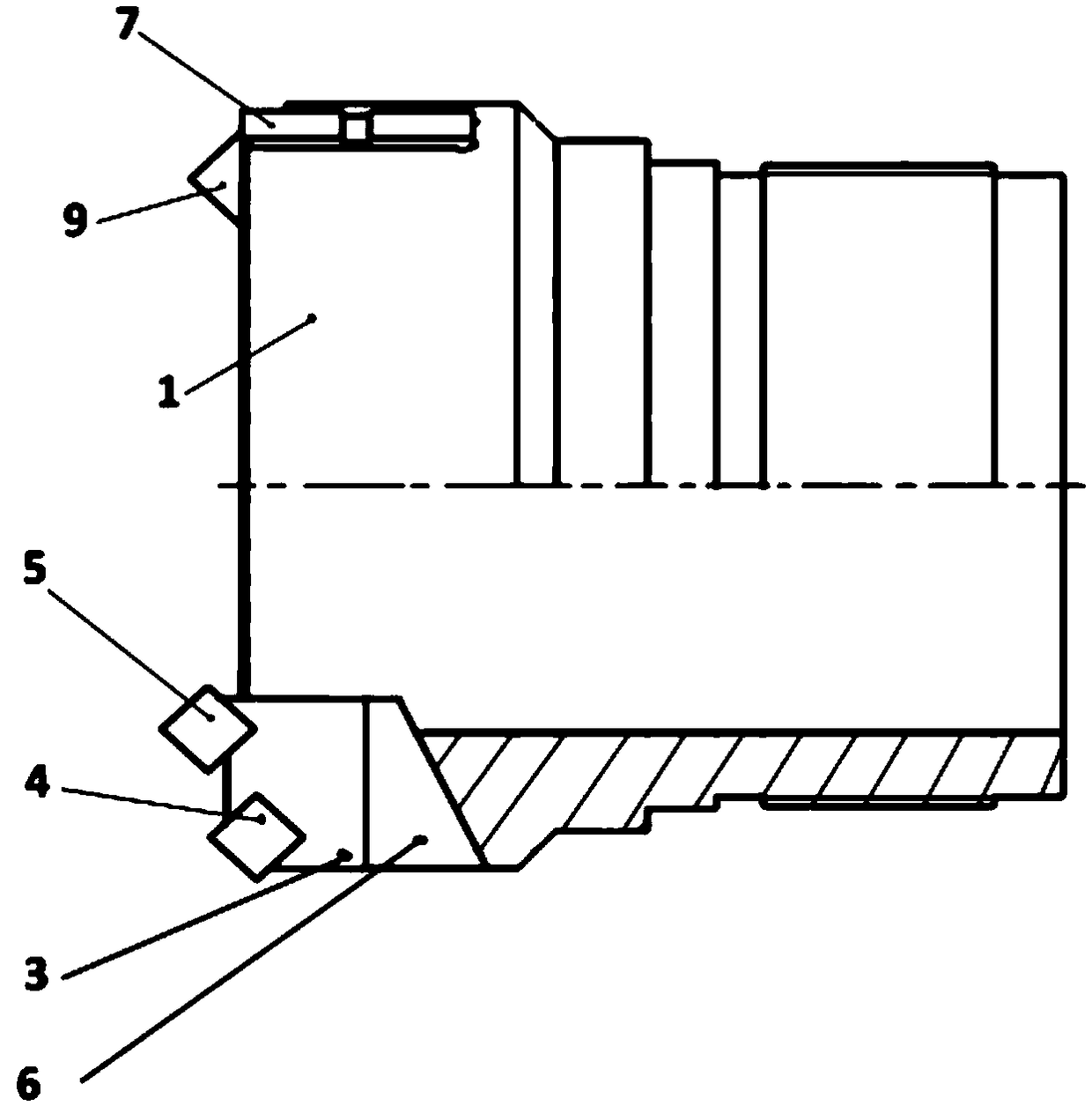 Drilling tool and processing method of annular hole of drilling tool