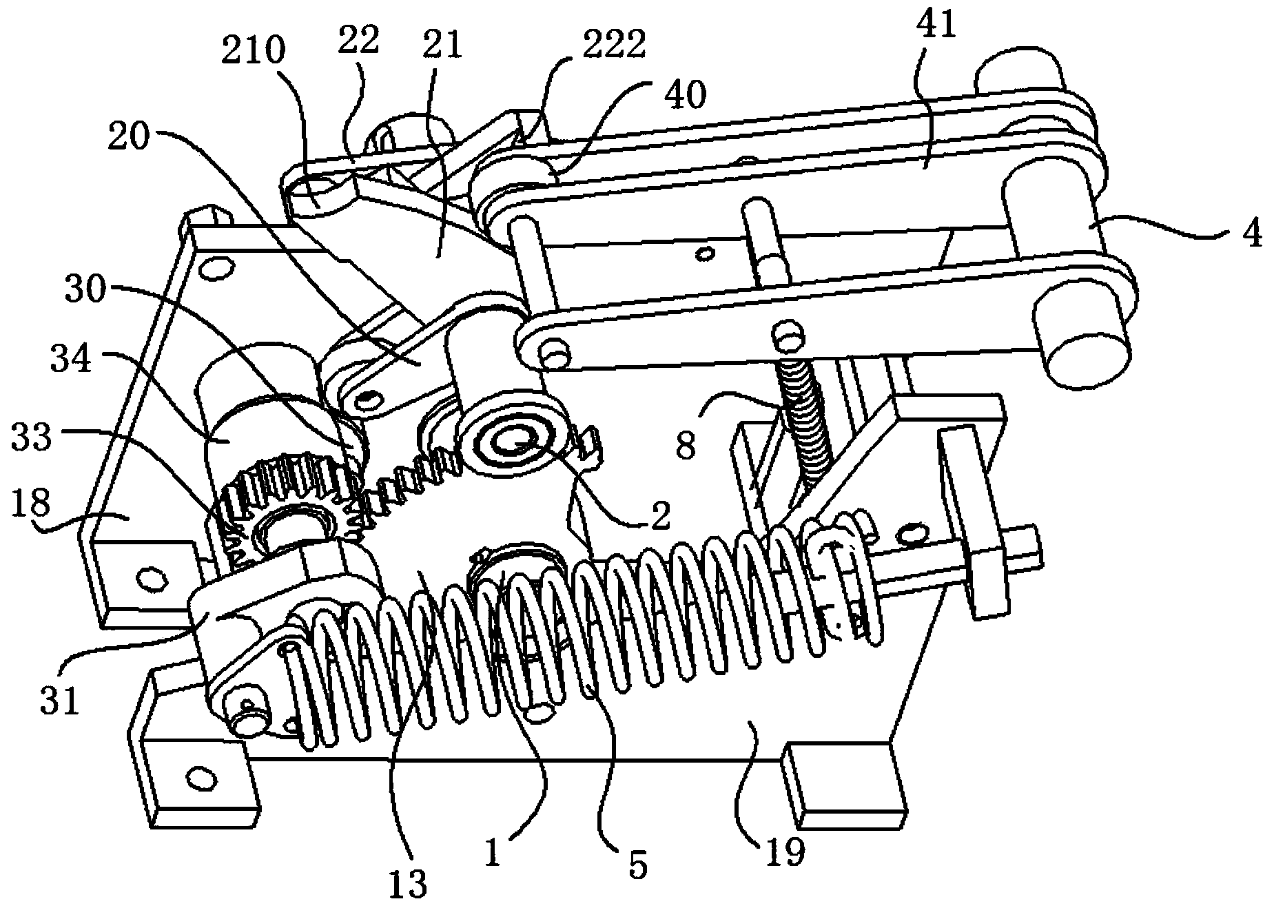 Opening and closing induction current vacuum switch device