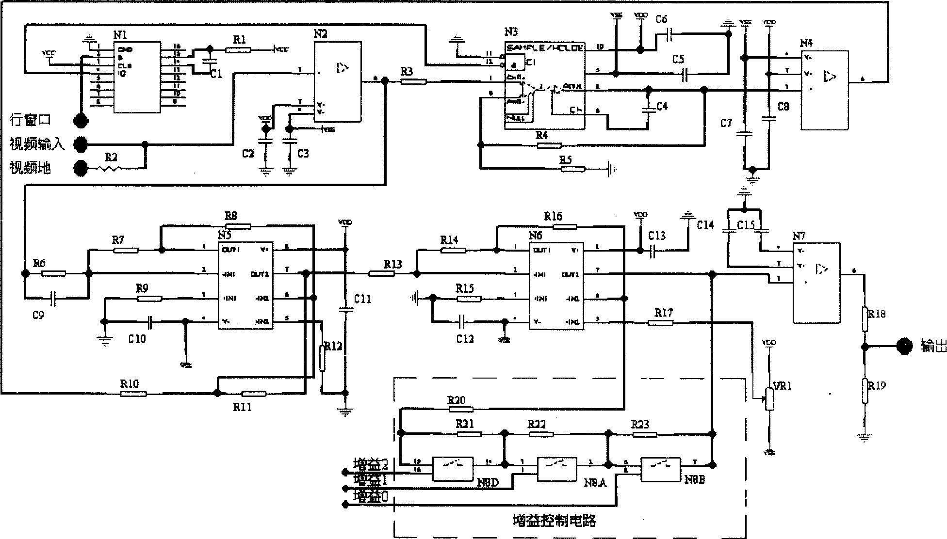 Extration method of real time floating threshold