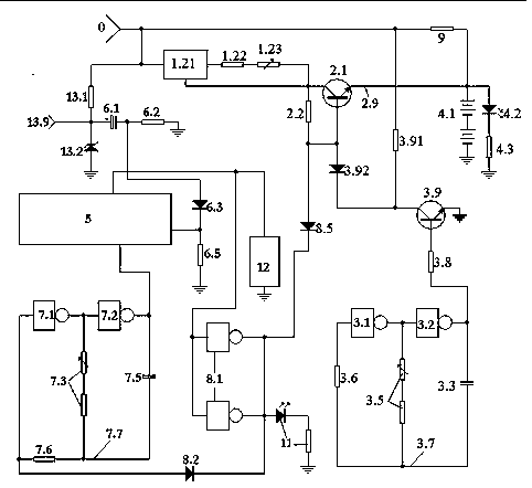 N-type concise floating charger