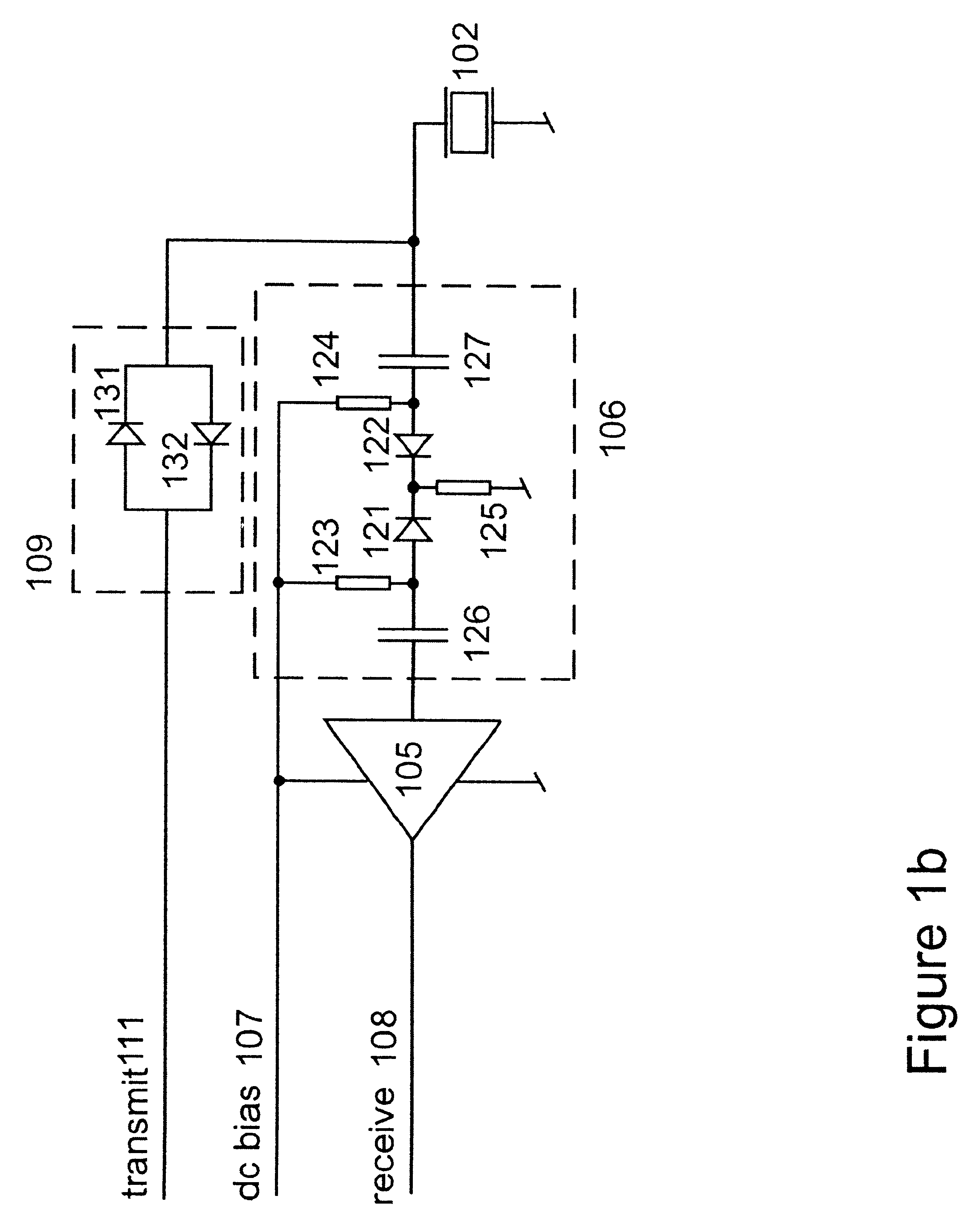 Ultrasound transceiver system for remote operation through a minimal number of connecting wires