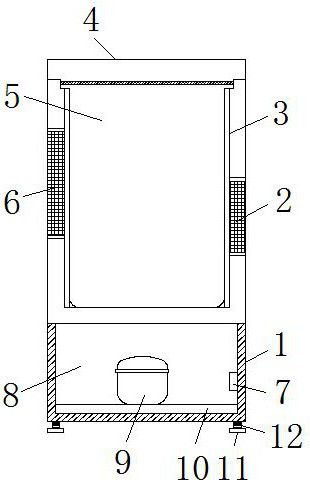 Garbage refrigerator-freezer