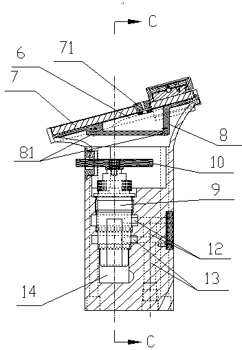 Up-streaming constant-temperature constant-current toilet counter basin mixing water faucet