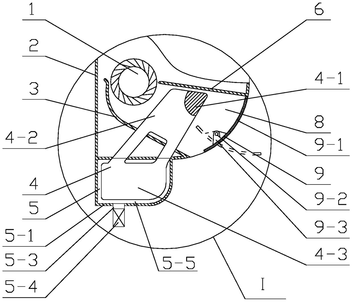 Humidity-dissipating air-conditioning device with condensate replenishment