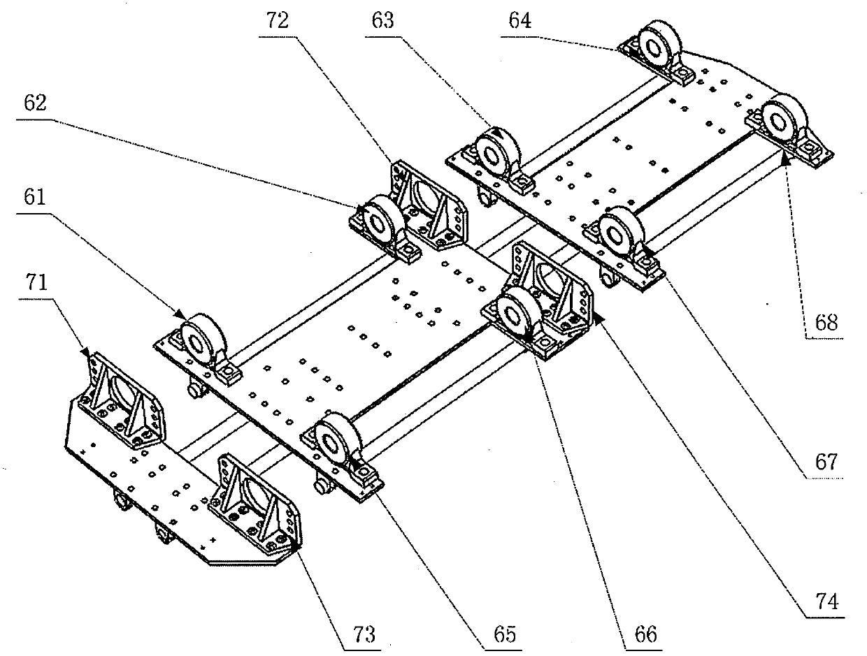 A link type multi-legged robot