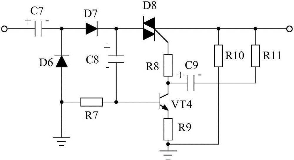 LED energy-saving driving system based on overvoltage protection circuit