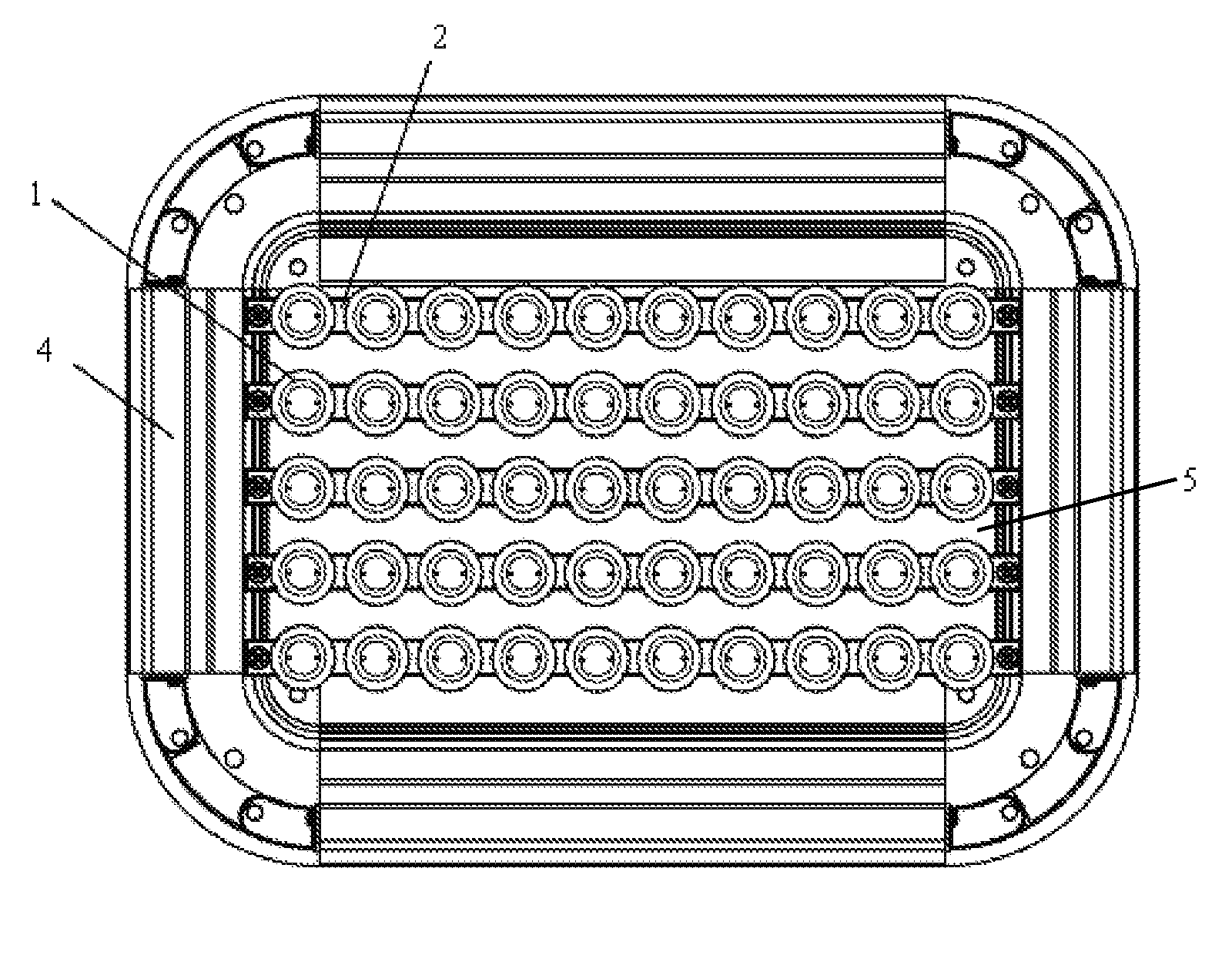 Convective heat-dissipating LED illumination lamp