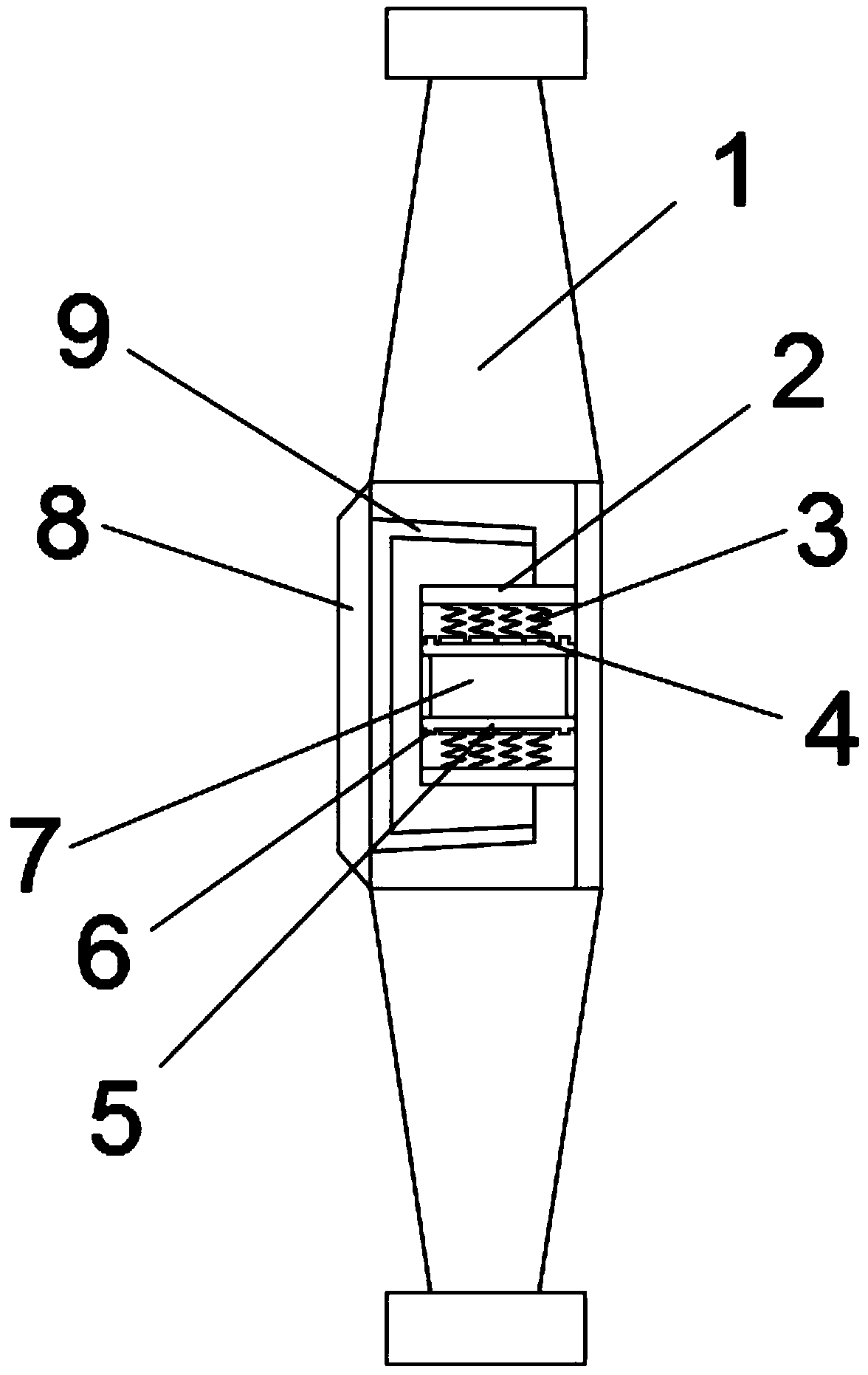 Temperature monitoring and safety early warning system for semitrailer braking system