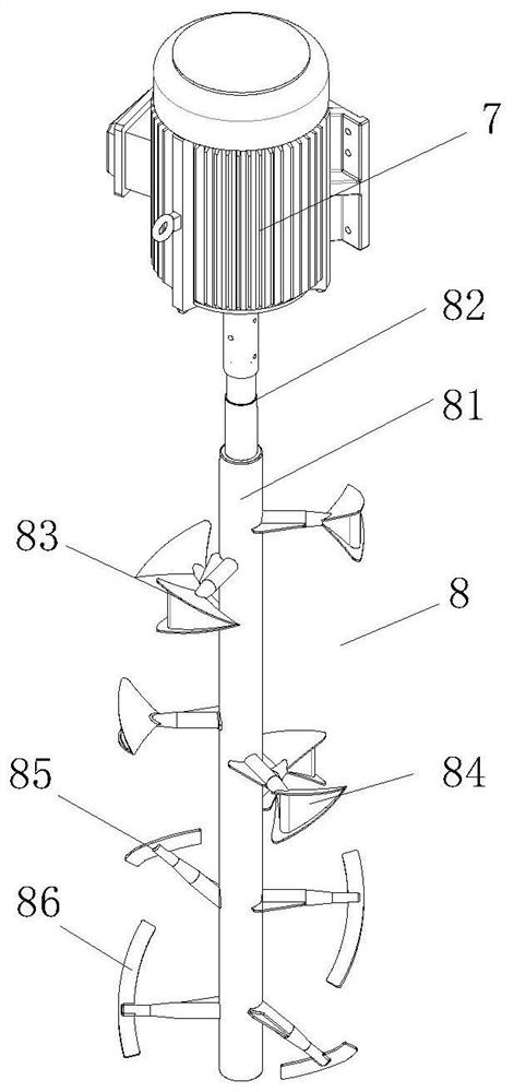 Efficient raw material mixing device for mosquito-repellent incense