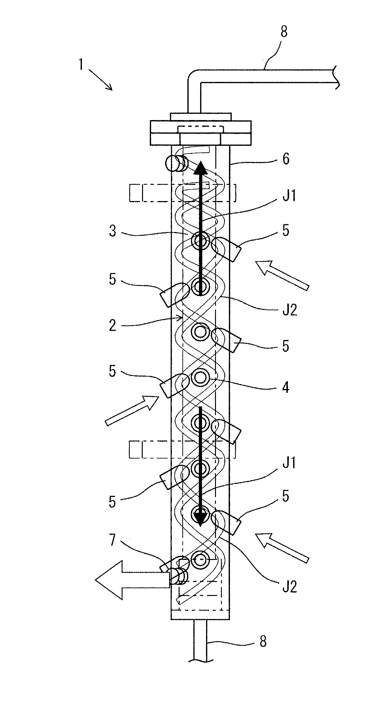 Filtration apparatus and method for cleaning filtration module